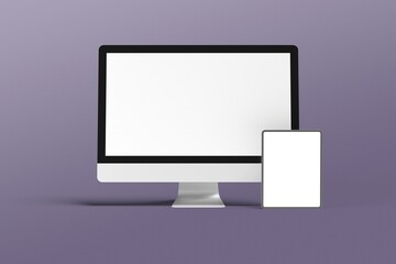 Responsive screen mockup