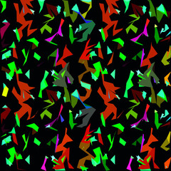 Abstract diagonal pattern from a modified image of a mixed autumn forest. Diagonal ornament in natural colors of autumn forest camouflage Leopard pattern.