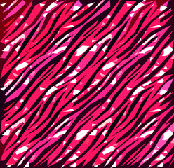 Abstract diagonal pattern from a modified image of a mixed autumn forest. Diagonal ornament in natural colors of autumn forest camouflage Leopard pattern.