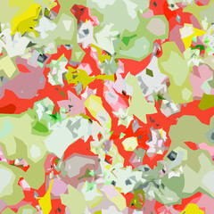 Abstract diagonal pattern from a modified image of a mixed autumn forest. Diagonal ornament in natural colors of autumn forest camouflage Leopard pattern.