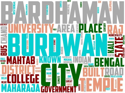 barddhaman typography, wordcloud, wordart, nature,india,asia,barddhaman,green