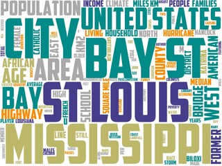 bay saint louis typography, wordcloud, wordart, bay,travel,city,water,tourism