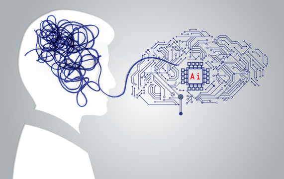 kopf verwirrt, lernen, Ki, chatbot