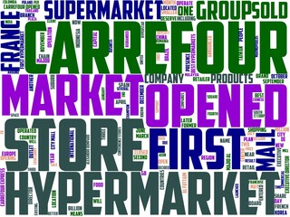 Fototapeta premium carrefour typography, wordcloud, wordart, road,crossroad,street,travel,background