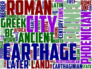 carthage typography, wordcloud, wordart, carthage,history,historical,ancient,old