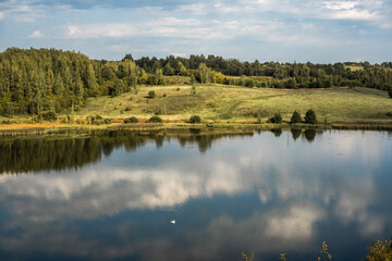 Fototapeta premium lake in the forest