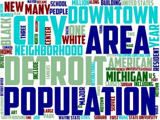 detroit typography, wordart, wordcloud, detroit,city,travel,downtown