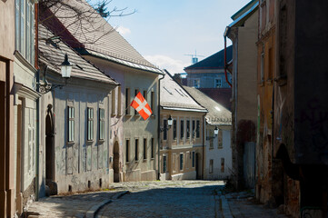 A view of the streets of Bratislava, the capital of Slovakia