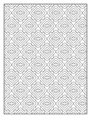 Obraz premium Geometric pattern pages for coloring book