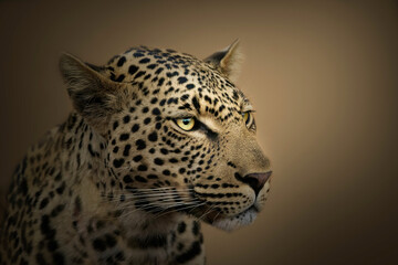 gros plan de léopard