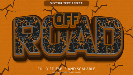 offroad text effect editable eps file © Lentera Design