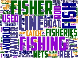 fishing typography, wordart, wordcloud, fishing,nature,water,fisherman
