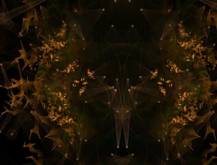 Imaginatory fractal abstract background Image