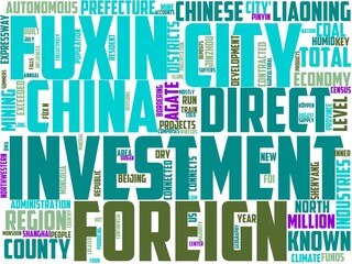 fuxin typography, wordart, wordcloud, fuxin,liaoning,urban,nature