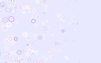 Light Blue, Red vector layout with circle shapes.