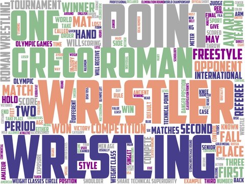 greco roman wrestling typography, wordart, wordcloud, roman,sport,greco,competition