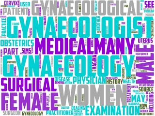 gynaecologist typography, wordart, wordcloud, woman,medicine,health,female