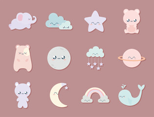 twelve good night items
