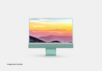 Naklejka premium lcd tv with a monitor