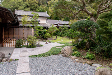 日本家屋の庭