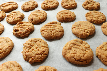 Fototapeta na wymiar Peanut butter cookies 