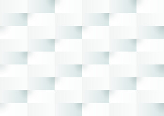Abstract white and grey square background texture