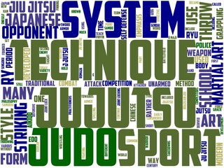 jujutsu typography, wordart, wordcloud, jujutsu,illustration,background,anime