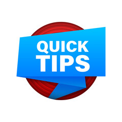 Banner with quick survey. Web design. Vector stock illustration.