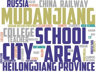 mudanjiang typography, wordcloud, wordart, china,winter,cold,nature