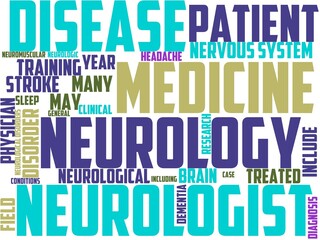 neurology typography, wordcloud, wordart, neurology,brain,medical,science