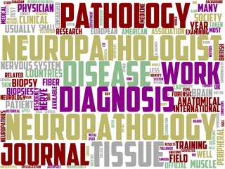 neuropathology typography, wordcloud, wordart, neuropathology,disease,concept,illness