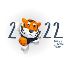 Vector Tiger - Chinese zodiac symbol 2022 - 460332458