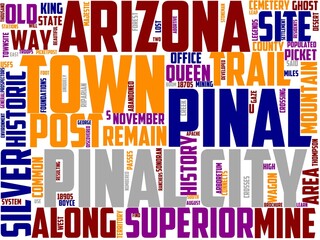 picket pin mountain typography, wordcloud, wordart,