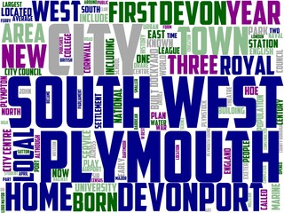 plymouth typography, wordcloud, wordart,