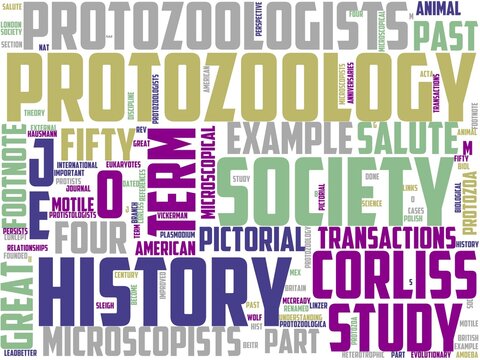 protozoology typography, wordcloud, wordart,