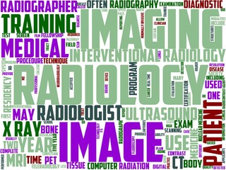 radiology typography, wordcloud, wordart,