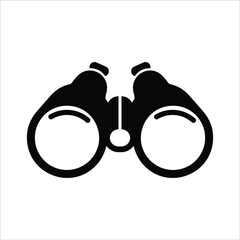 Binocular or spy glass icon