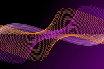 An Abstract Line Flow Landscape Background