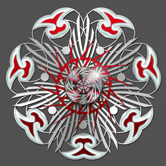 3D rendering combo creative colorful graphics artwork