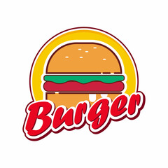 Burger logo vector graphics