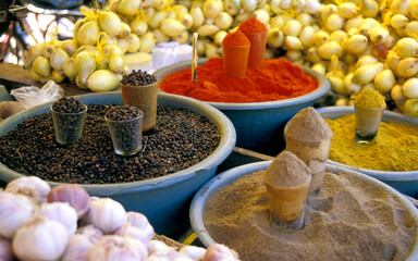 Barraca de temperos.