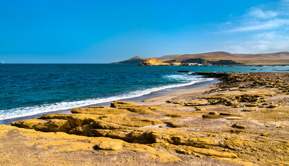 Landscape of Paracas National Reserve in Peru