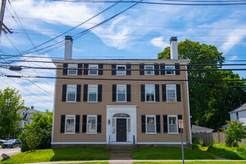 Dennen House at 66 Front Street in historic town center of Exeter, New Hampshire NH, USA. Now this...