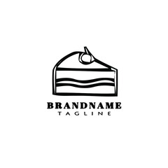 bread cartoon logo icon design template simple isolated vector illustration