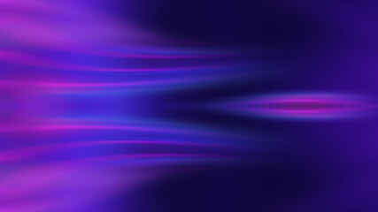 Fototapeta premium Dark abstract futuristic background. Digital explosion, ultraviolet neon glow, blurred geometric lines.