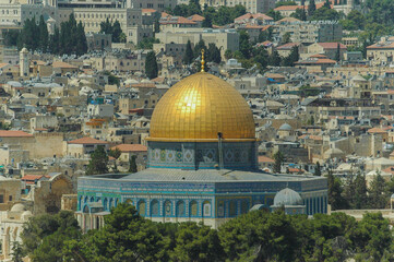 Naklejka premium Dome of the Rock in Jerusalem