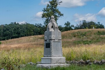 95th Pennsylvania Infantry Monument, Gettysburg National Military Park, Pennsylvania, USA
