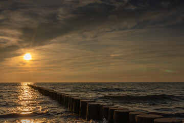 Sonnenuntergang an der Ostsee Fischland-Darß-Zingst
