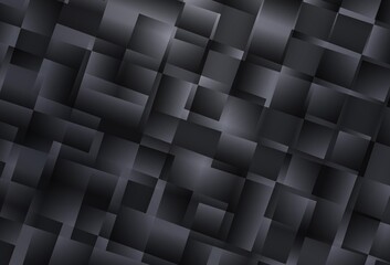 Light Gray vector background with rectangles.