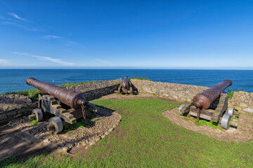 Ancient cannon that defended the entrance to the port of Ribadesella